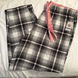 Lightweight cotton flannel lounge pants